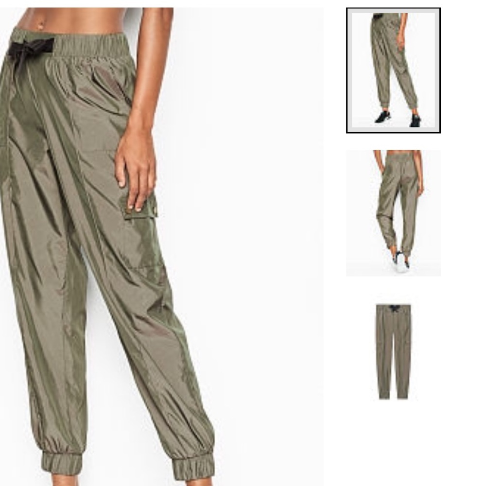Victoria’s Secret tie jogger in green - Picture 2 of 2